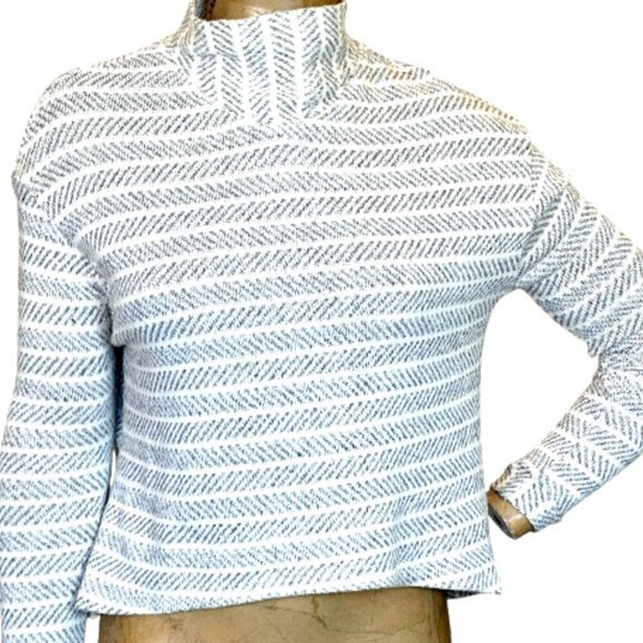 AMADI Anthropologie Mirielle Mock Neck Sweater Sz XS #281J - Picture 6 of 12